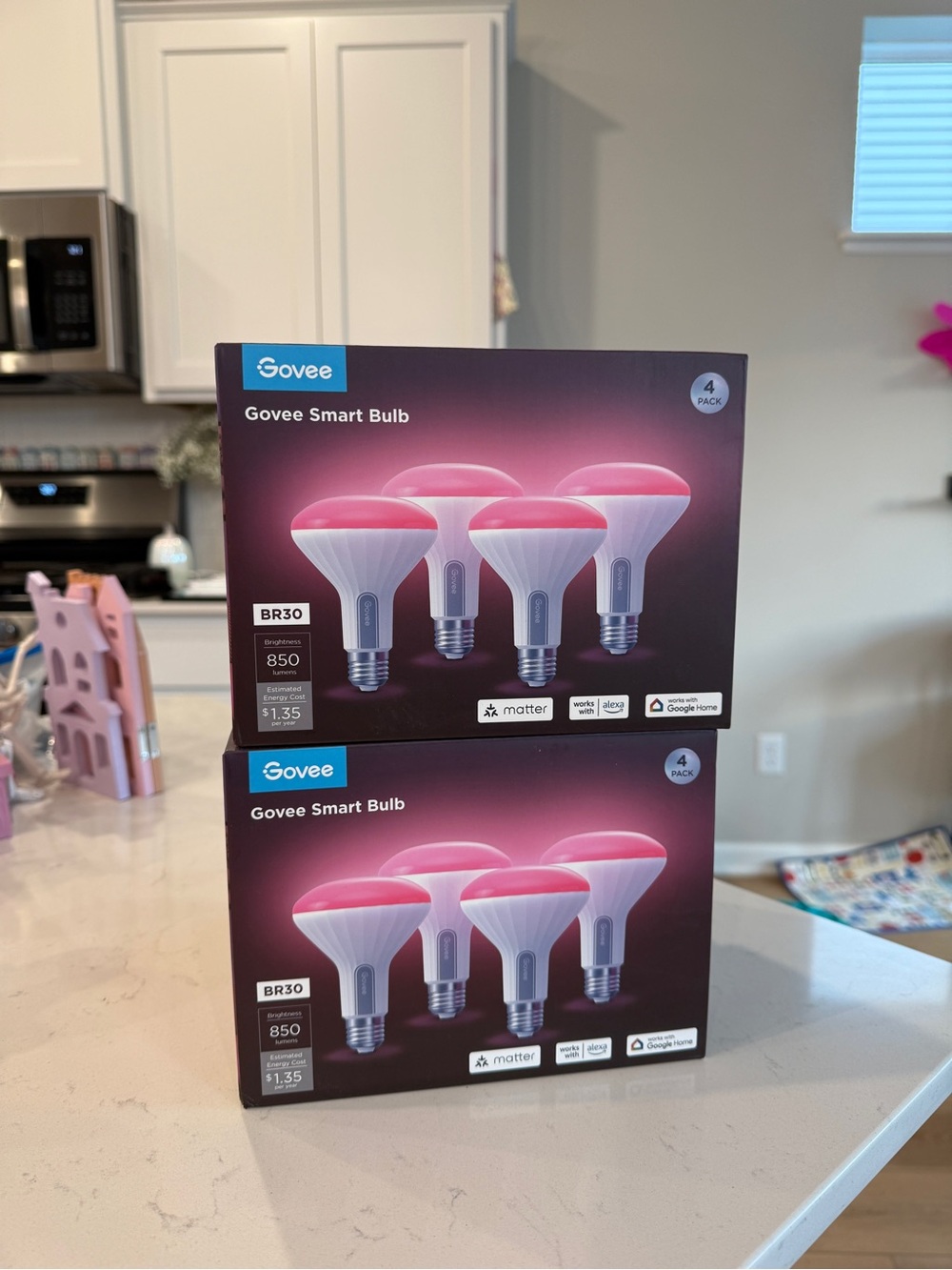 Govee Smart Bulb BR30 LED 4-Pack